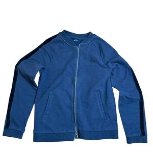 Okaidi Kids Blue Zip Up Jacket Sweatshirt Size 10Y